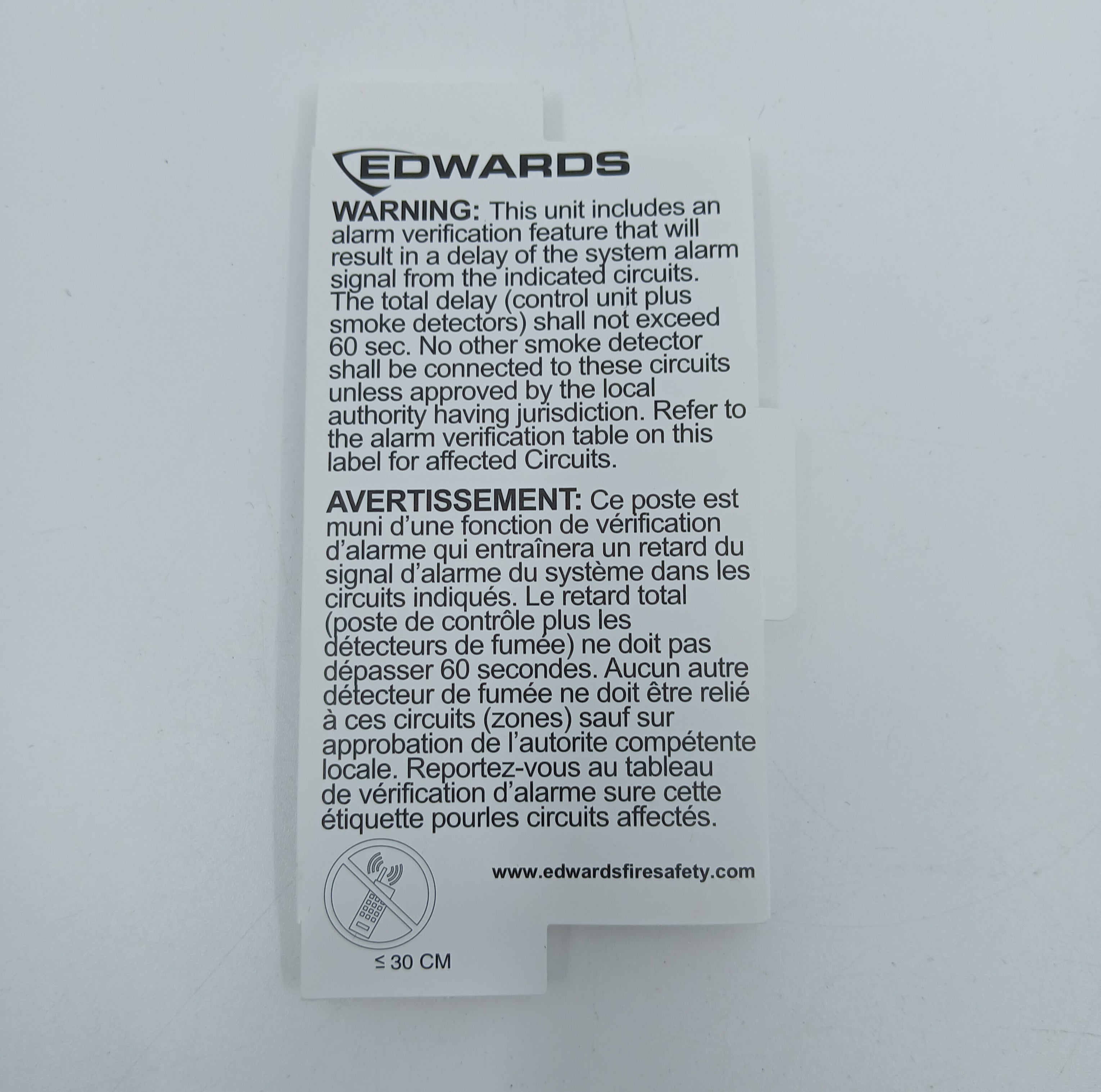 Edwards 4-3LCD-E Fire Alarm LCD Annunciator Display