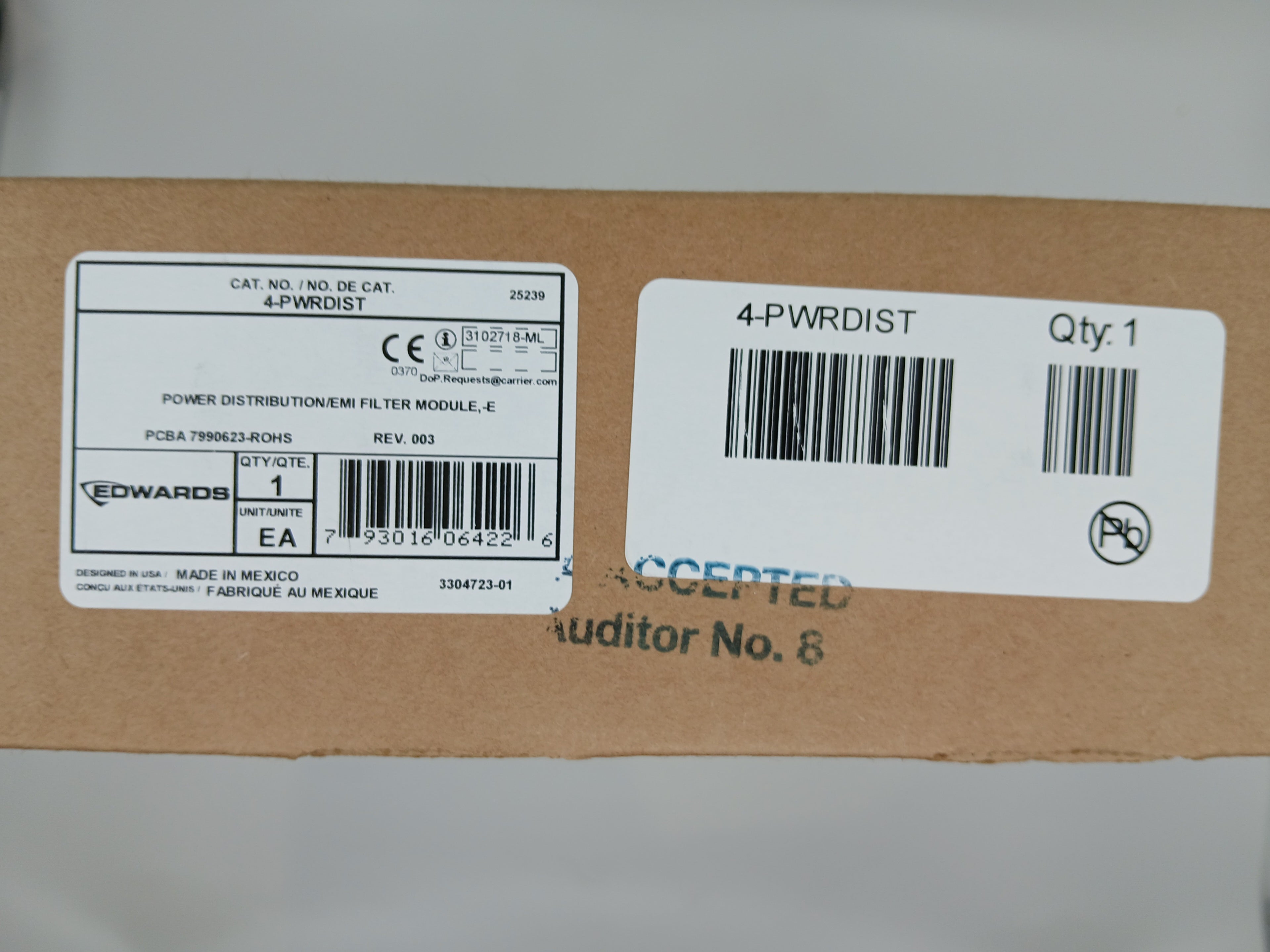 Edwards 4-PWRDIST - JEM Systems UK