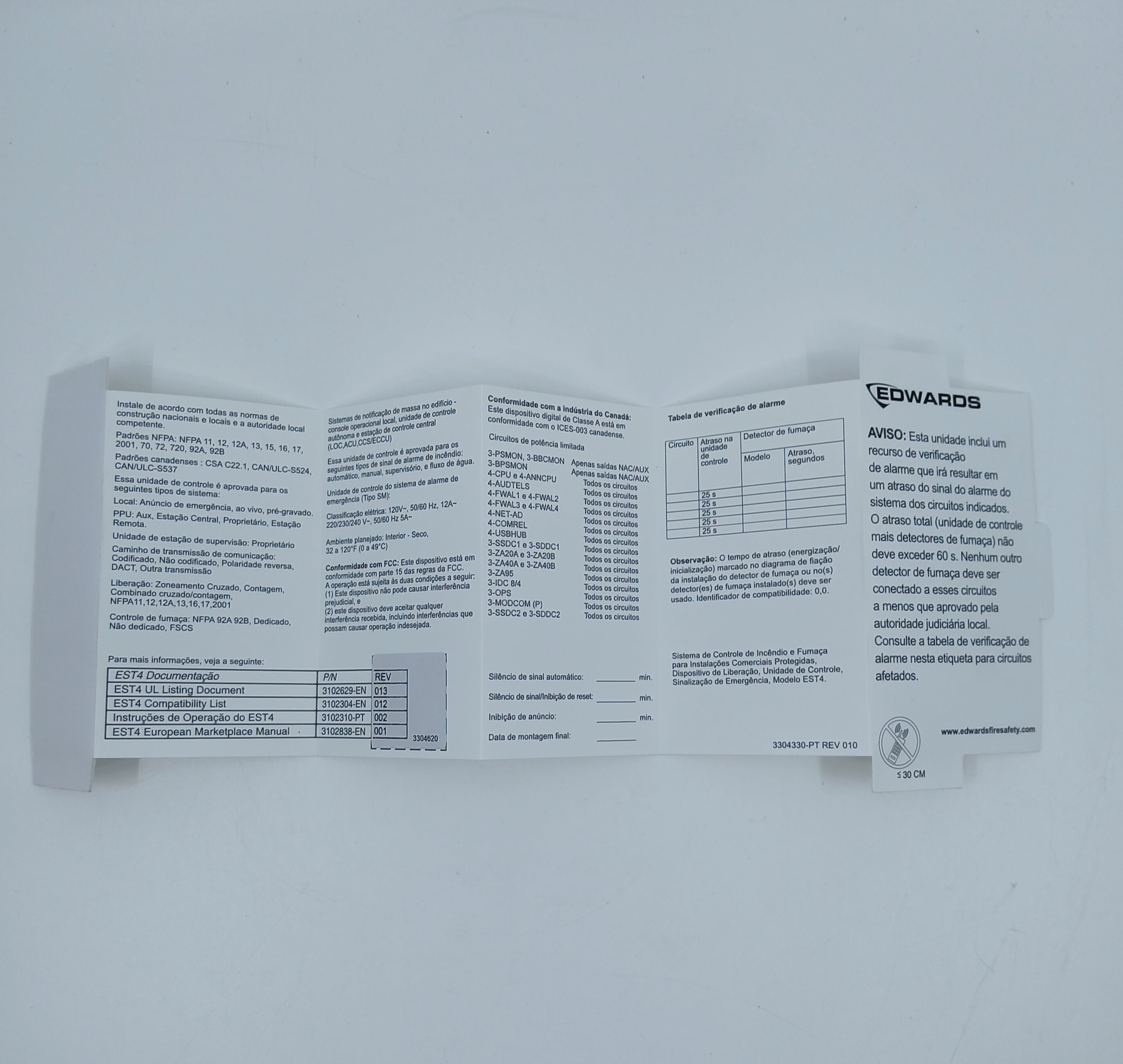 Edwards 4-LKIT-PT Language Kit Panel Door PT
