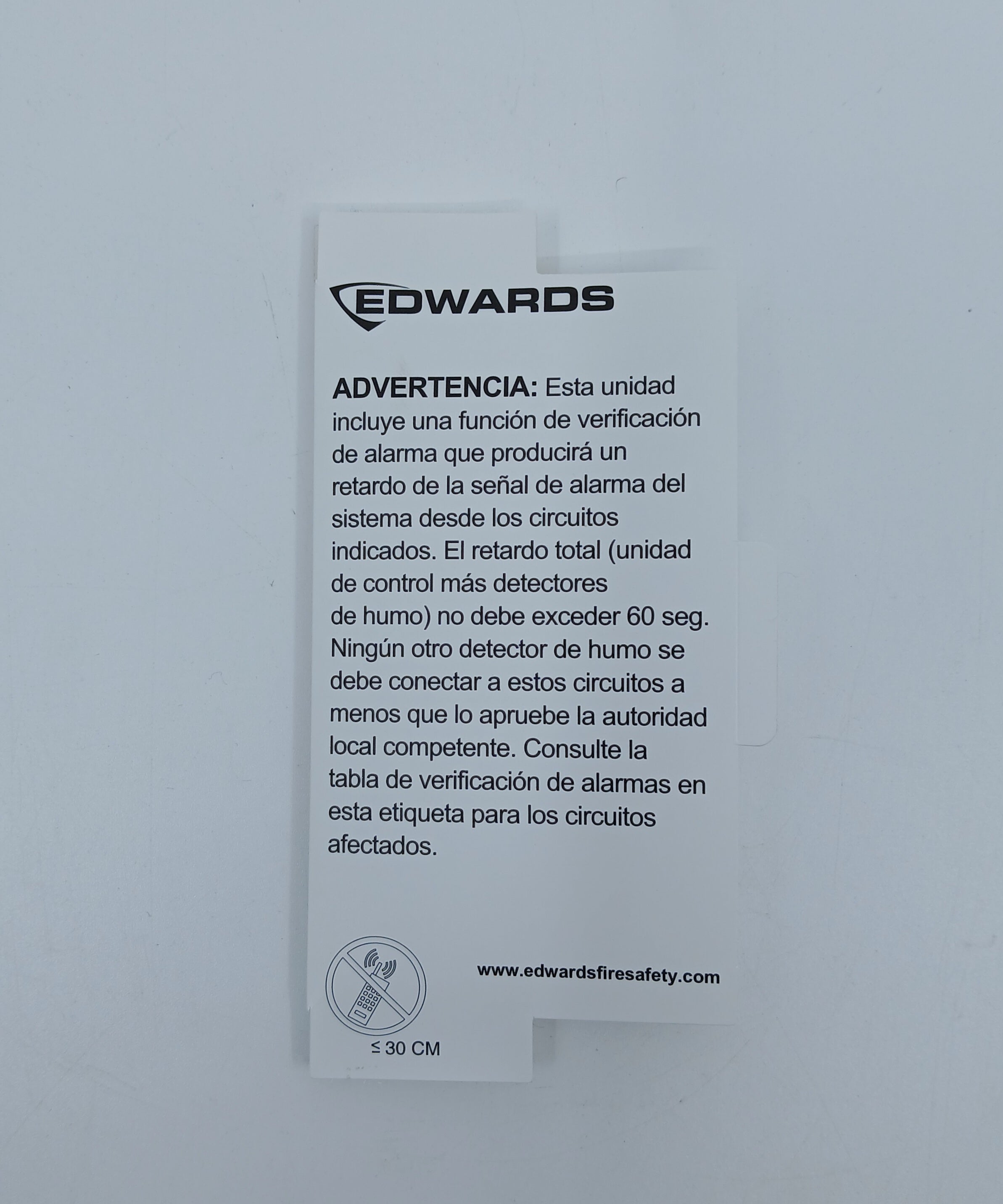 Edwards 4-LKIT-ES Language Kit Panel Door Spanish