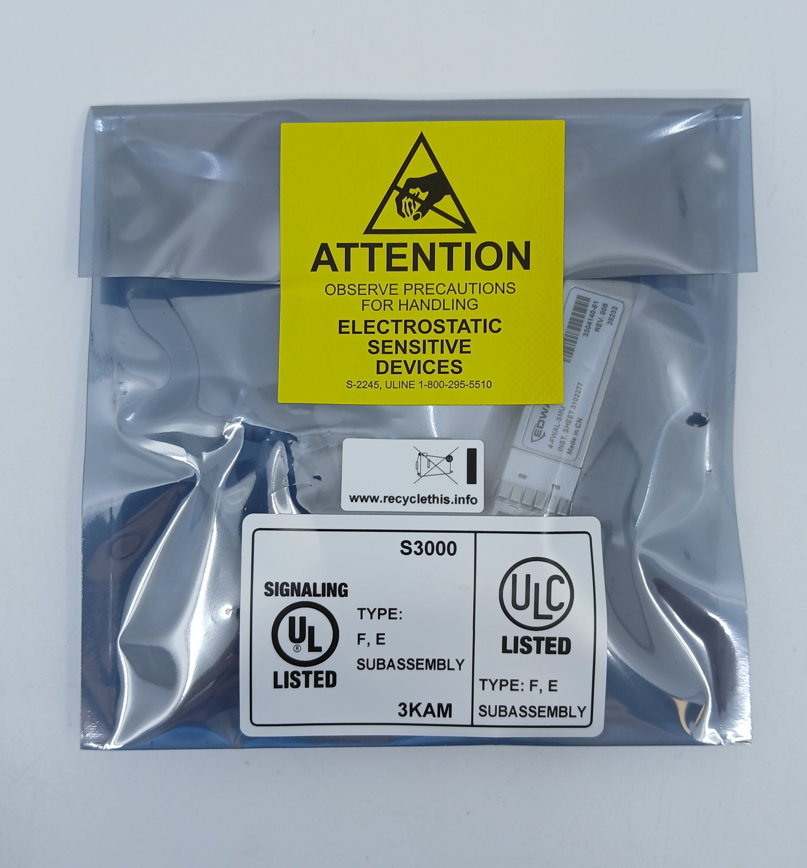 Edwards 4-FWAL-SMU SFP Network Firewall Adapter Single-Mode