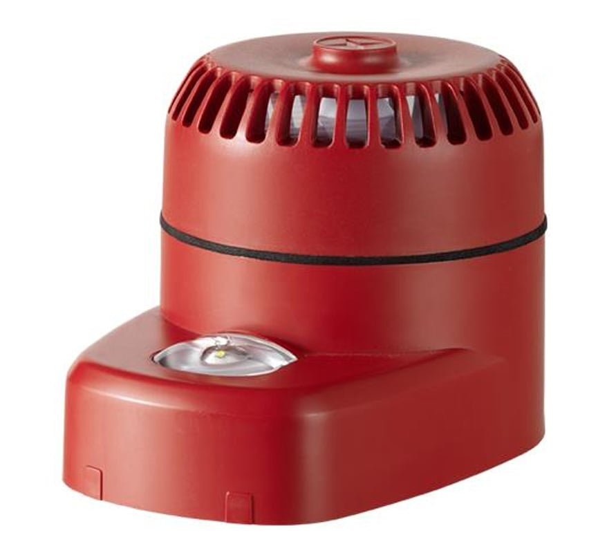 Siemens ROLP-LX-RW Red Conventional Sounder VAD (White Flash) (S54370-N28-A1) - JEM Systems UK