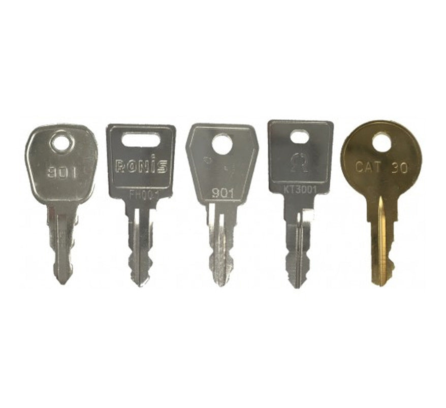 Kentec S005 Fire Alarm Panel Spare Key Set (Enable Key & Cabinet Lock Keys) - JEM Systems UK