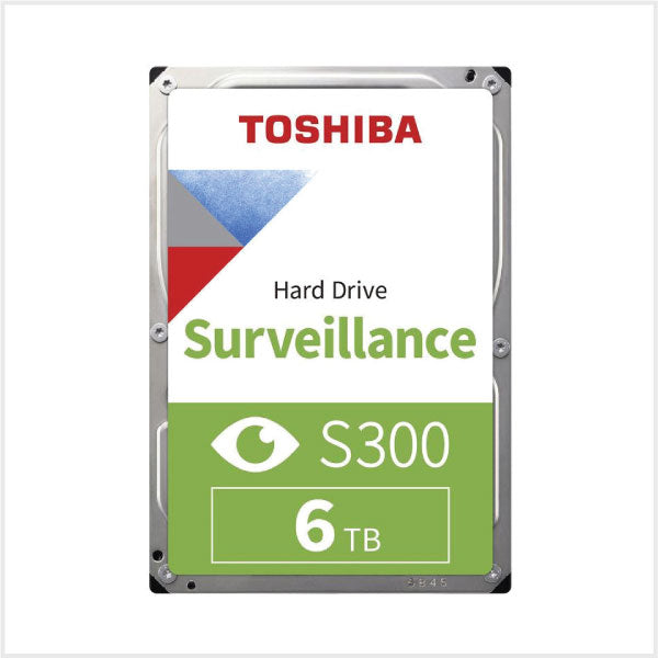Toshiba Surveillance S300 Hard Drive (HDD) with 6TB Storage