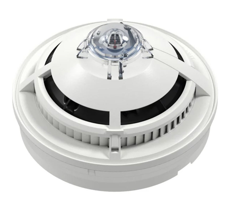 GENT S-Quad Self-Test Addressable Dual Optical Heat Multisensor with Voice Sounder & High Power Red VAD (S4T-711-V-VAD-HPR) - JEM Systems UK