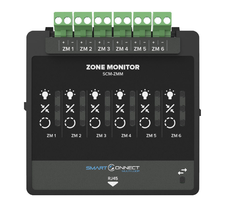 Zeta SmartConnect Multi-Loop Conventional Zone Monitor (6 Circuits) (SCM-ZMM) - JEM Systems UK