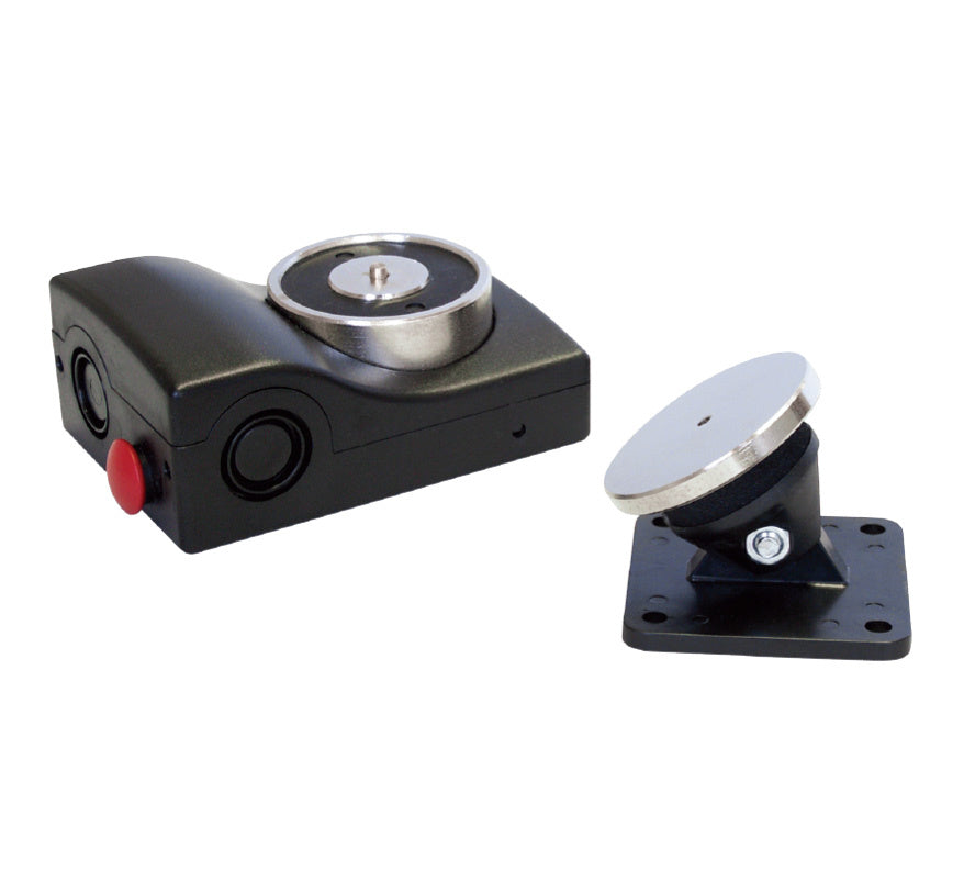 Eaton Thermoplastic Electromagnetic Door Holder, 50kg, 24V, Black, Release Button (13050-CSA) - JEM Systems UK