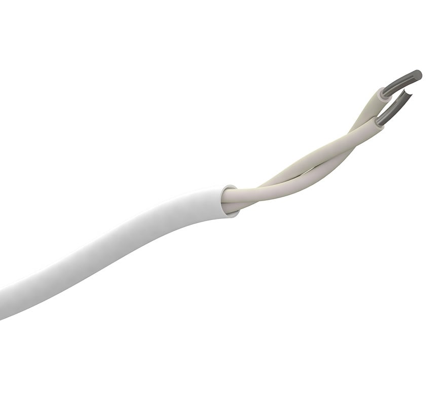 Signaline UL/FM 88°C Fixed Temperature Linear Heat Detector (White PVC sheath) (50m) (SL-FT-88) - JEM Systems UK