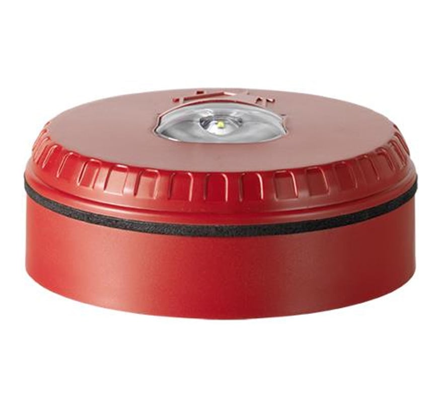 Siemens SOL-LX-W-RW Red Conventional Wall VAD Beacon (White Flash) (S54370-N30-A1) - JEM Systems UK