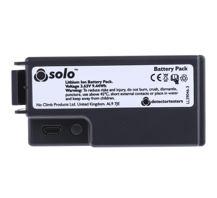 Solo 370 Lithium Ion Battery Pack for Solo 365 Smoke Detector Tester (SOLO370-1PACK-001) - JEM Systems UK