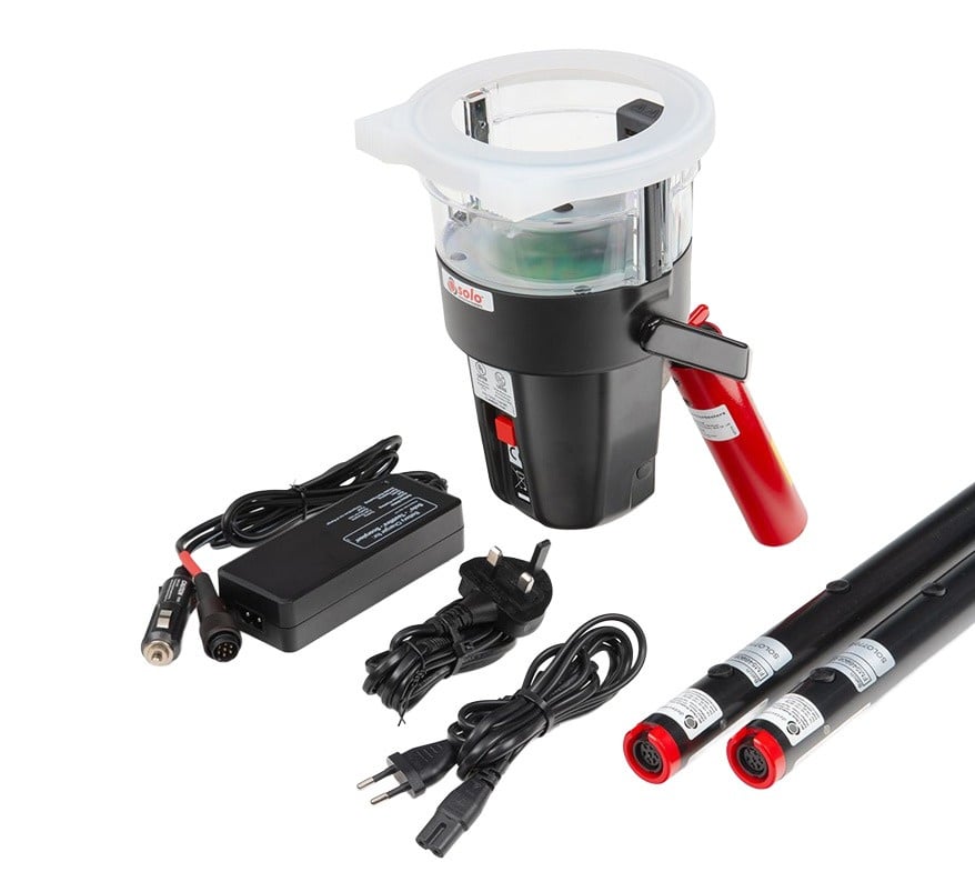 Solo 461 Cordless Heat Detector Test Kit (includes 2 Battery Batons) (SOLO461-001) - JEM Systems UK