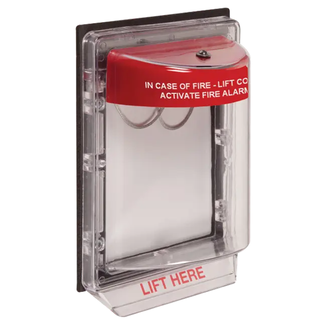 STI-1250 Weather Stopper II - Flush Mount - FIRE ALARM text - JEM Systems UK