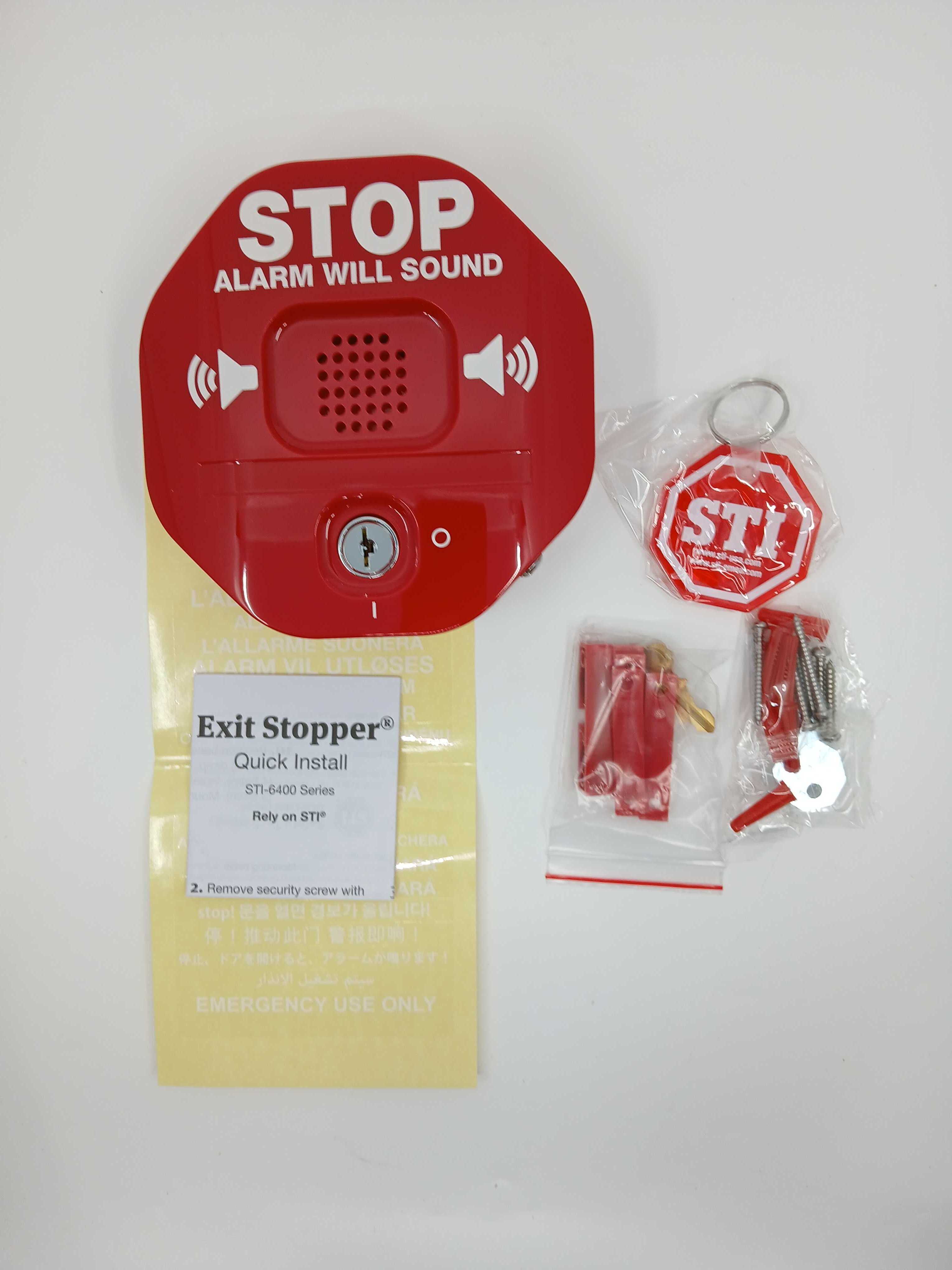 STI-6400 Exit Stopper Multifunction Door Alarm - JEM Systems UK