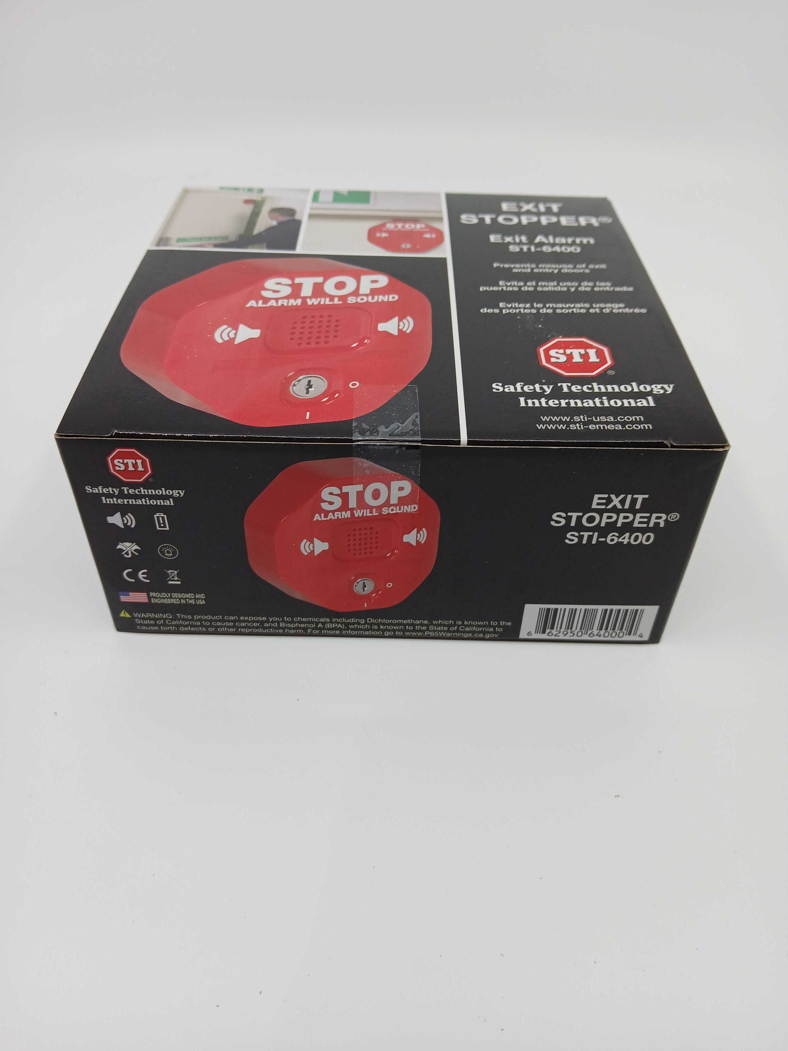 STI-6400 Exit Stopper Multifunction Door Alarm - JEM Systems UK
