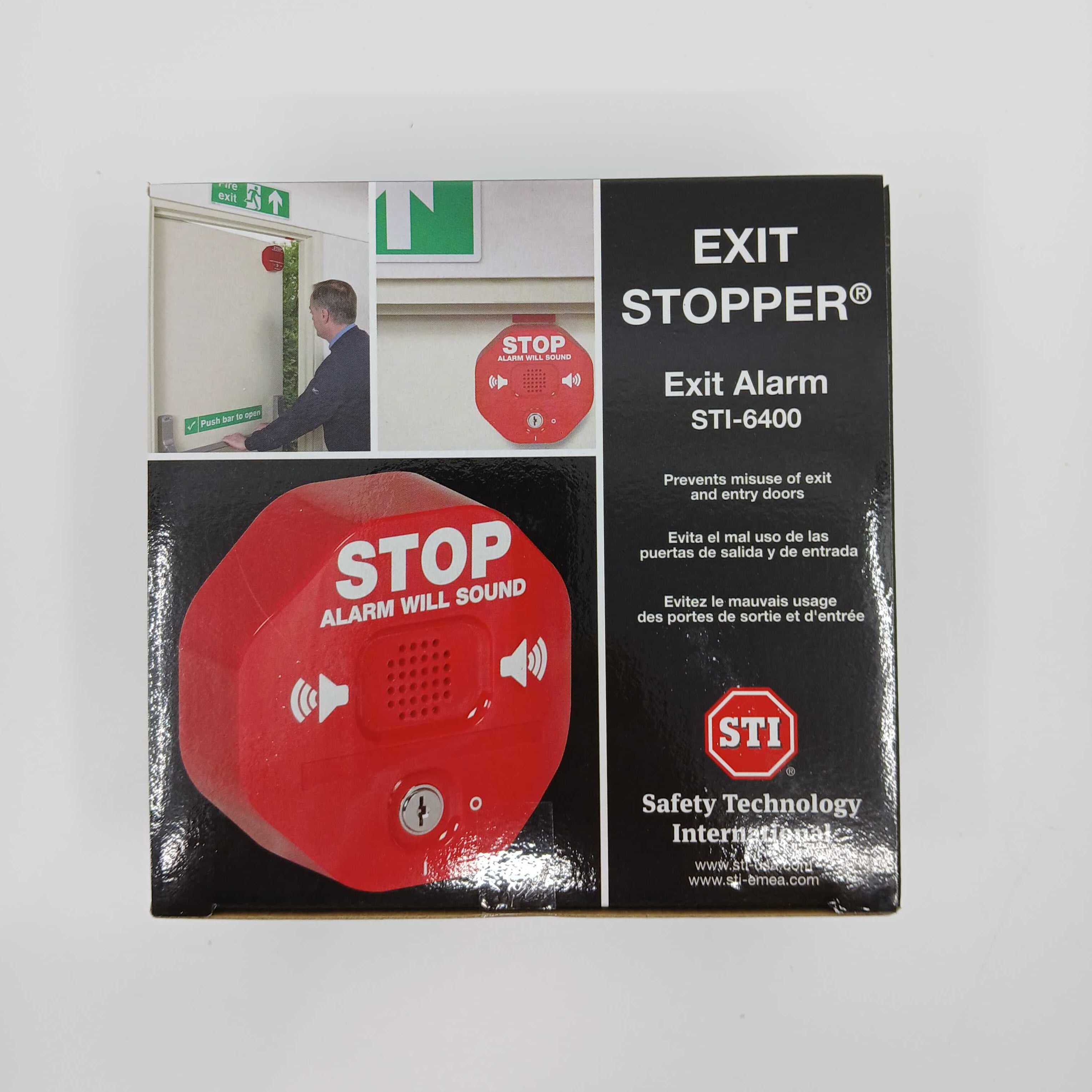 STI-6400 Exit Stopper Multifunction Door Alarm - JEM Systems UK