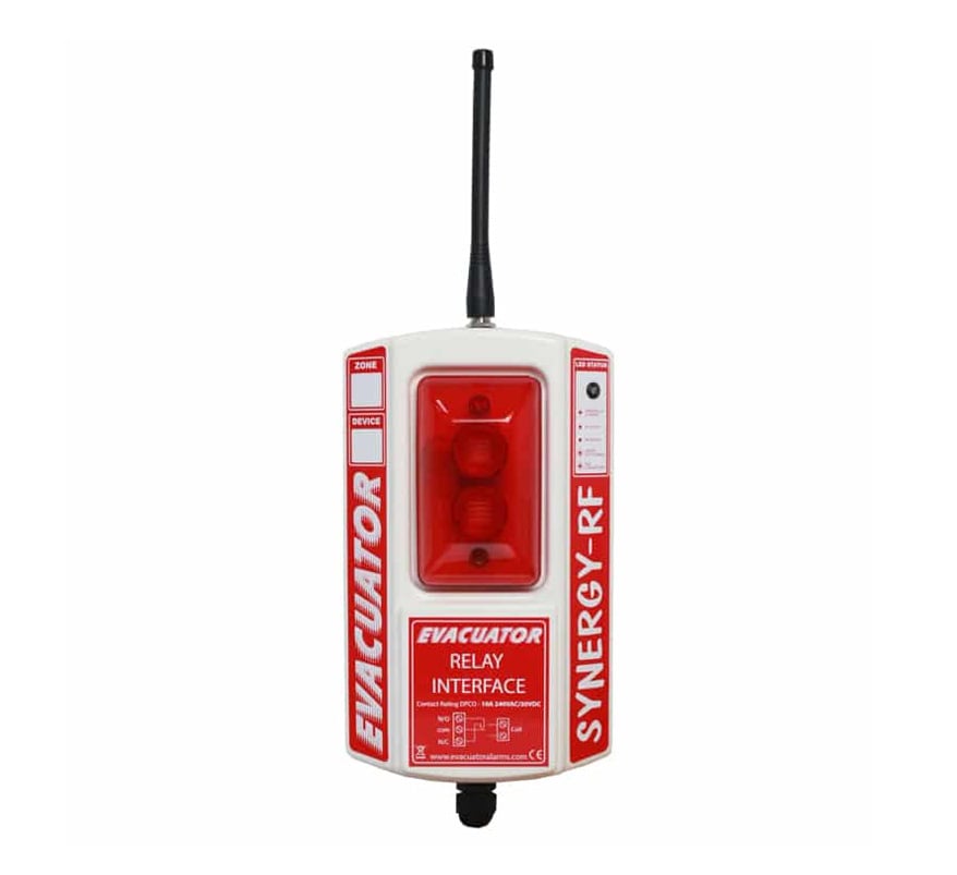 Evacuator Synergy RF Wireless Site Alarm Relay Interface (FMCEVAINT2) - JEM Systems UK
