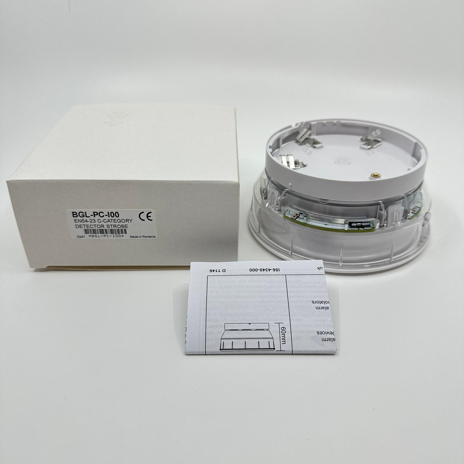 Morley-IAS BGL-PC-I00 Loop-Powered  Detector Base Strobe - JEM Systems UK