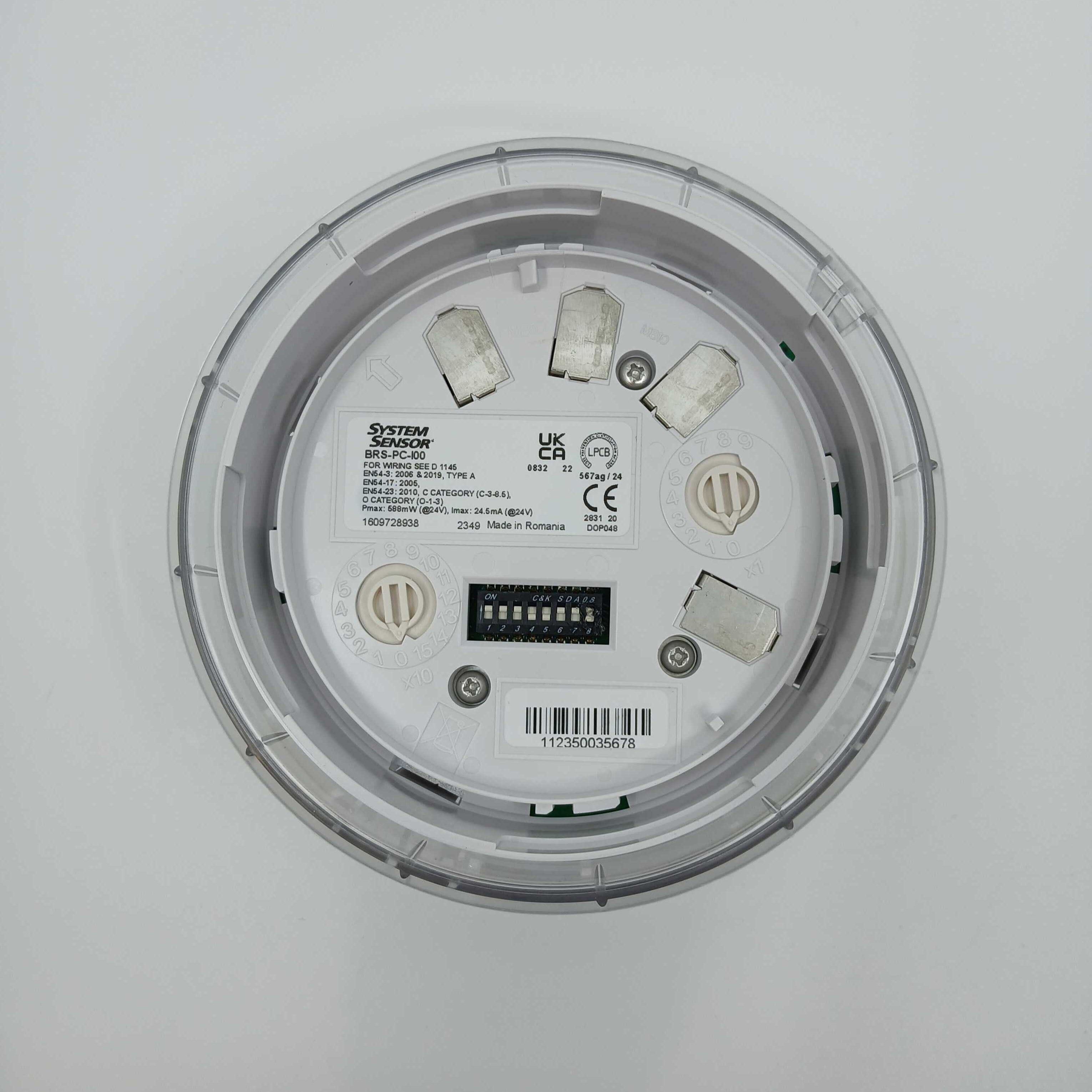 Morley-IAS BRS-PC-I00 Addressable Detector Base Sounder Strobe - JEM Systems UK