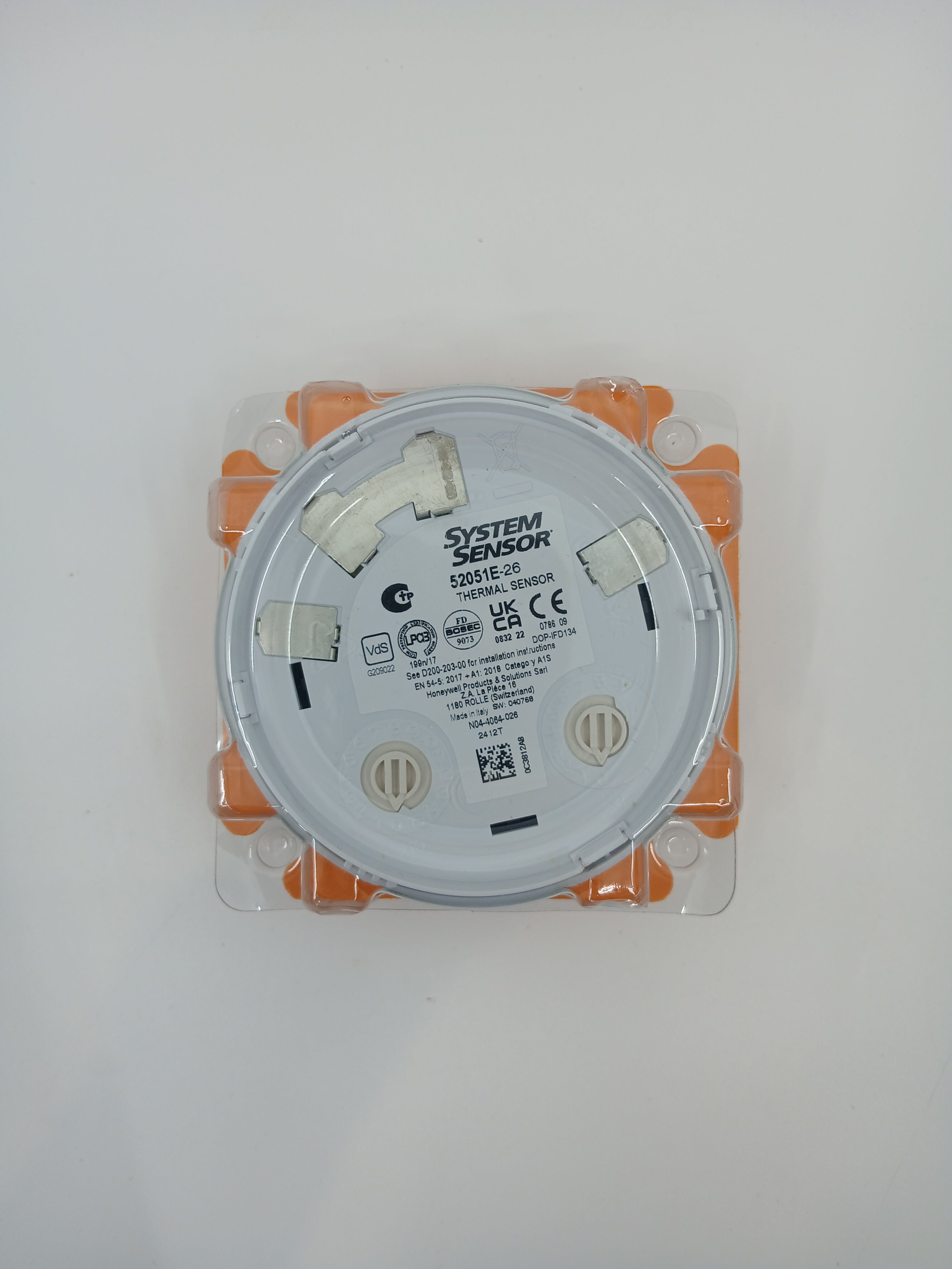 System Sensor 52051E-26 Heat Detector Fixed 58°C