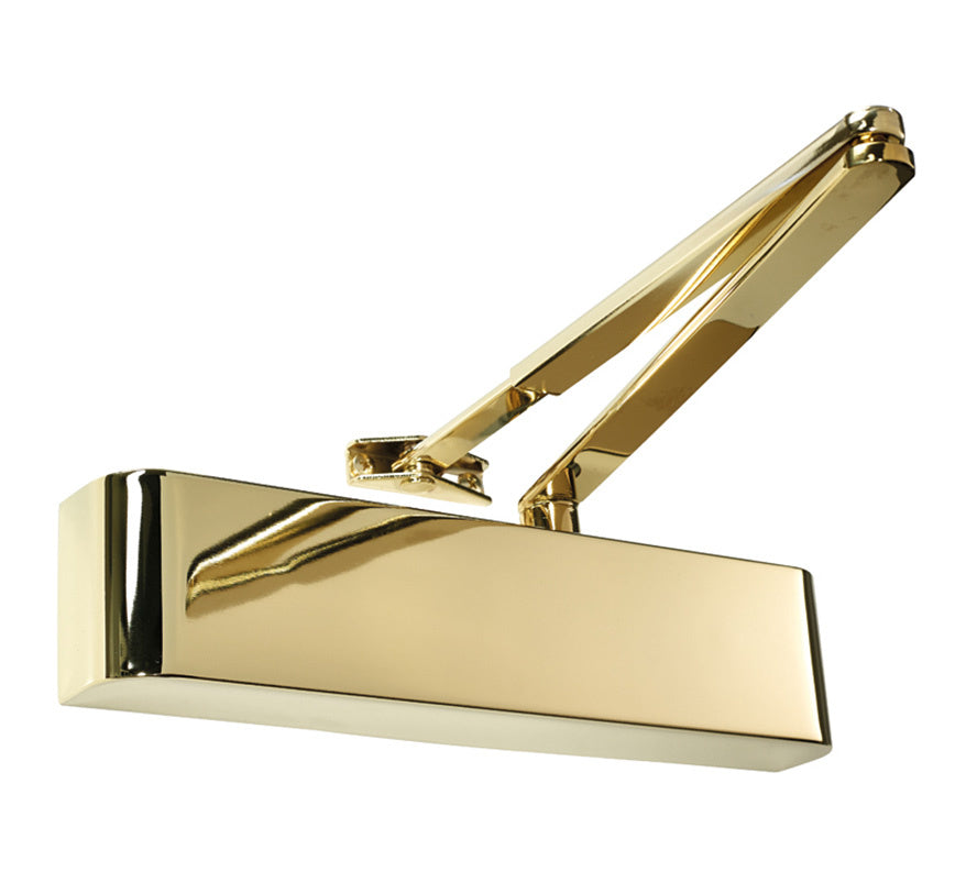 Rutland TS.5204 Variable Power EN2-4 Overhead Door Closer - Polished Brass (TS.5204BC.SRFB.PVDPVD) - JEM Systems UK