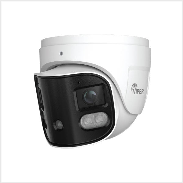 Viper 4K 180° Dual-Splicing Full-Colour Active Deterrent Turret Camera