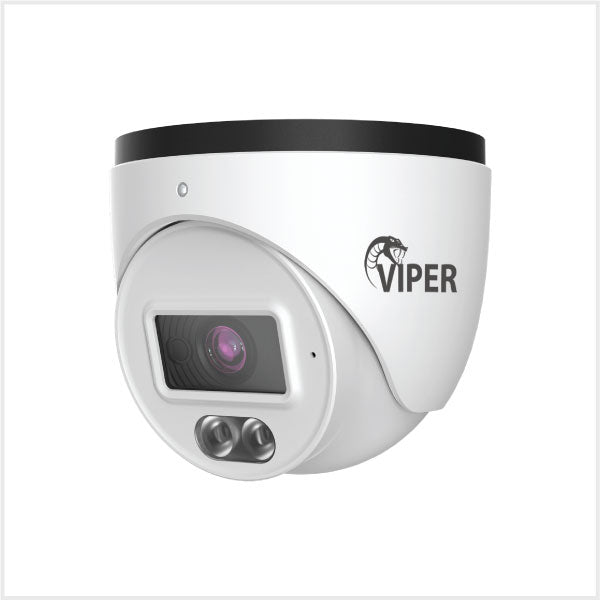 2MP Fixed Smart Dual-Illumination Turret Camera with People Detection (White Housing)