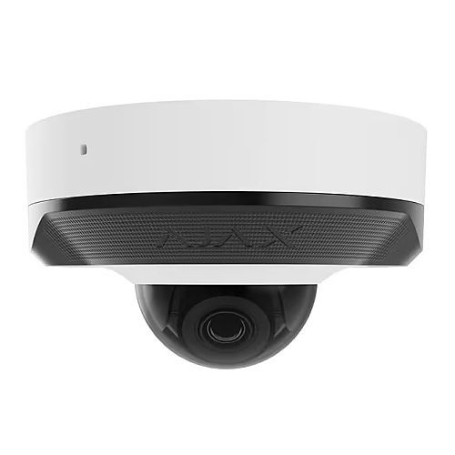 Ajax 76018.214.WH1 5MP DomeCam Mini Wired Security IP Camera, 2.8mm Fixed Lens, White