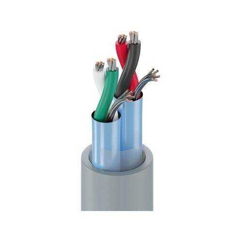 Belden 9402 0601000 20/2 Audio, Control and Instrument Cable, SR-PVC, Individually Shielded Pairs with Beldfoil, 305m Reel, Chrome