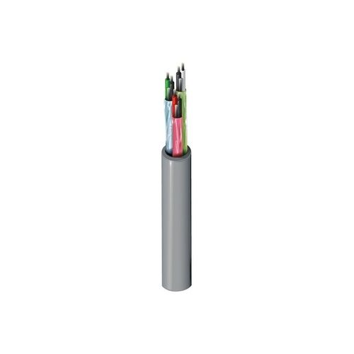 Belden 9773 0601000 18/3 Stranded TC Shielded Audio, Control and Instrument Cable, Polypropylene Insulation, PVC Jacket, 305m Reel, Chrome