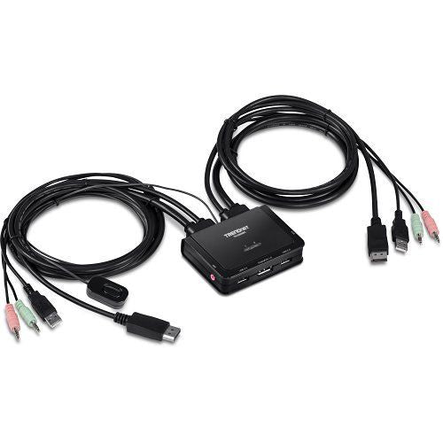 TRENDnet TK-220DPI 2-Port 4K DisplayPort KVM Switch