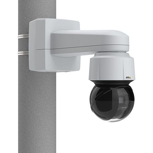 AXIS T91B57 Pole Mount for Indoor/Outdoor Sturdy Installations on Poles, Grey