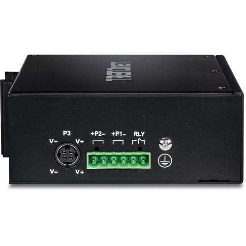 TRENDnet TI-PG162 16-Port Industrial Gigabit PoE+ DIN-Rail Switch