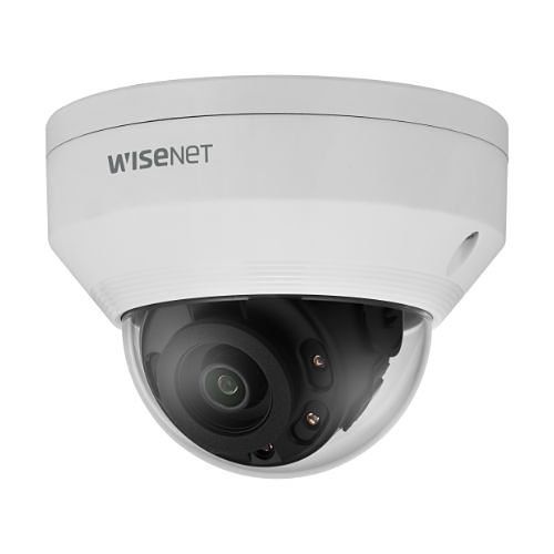Hanwha ANV-L6012R 2MP IR Outdoor Vandal Dome Camera, 2.8mm Fixed Lens, 30m IR, IP66 IK10, White