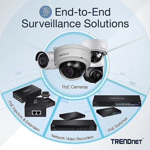 TRENDnet TPE-TG611 6-Port Gigabit PoE+ Switch, 65W
