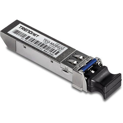 TRENDnet TEG-MGBS20 SFP Single Mode LC Module, 20km