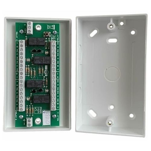 Hoyles S312N-4B Quad Boxed Transistorised DPCO Relay Module, 12VDC