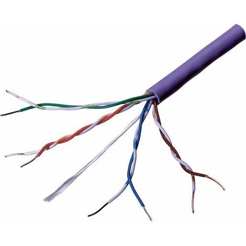 Connectix BTCCS905EUZ07 CAT5e Cable, Solid, U-UTP, 305m Reel, Purple