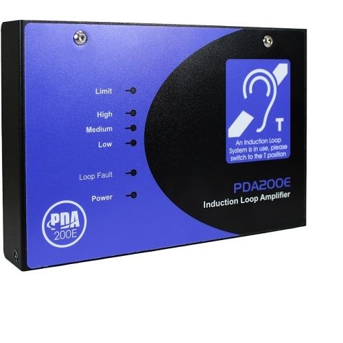 C-TEC PDA200E Hearing Loop Amplifier, 200m2 Range, Wall Mountable