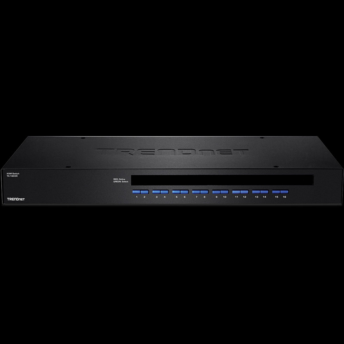 TRENDnet TK-1603R 16-Port Rack Mount USB KVM Switch with VGA and USB Connection to Servers, 1U