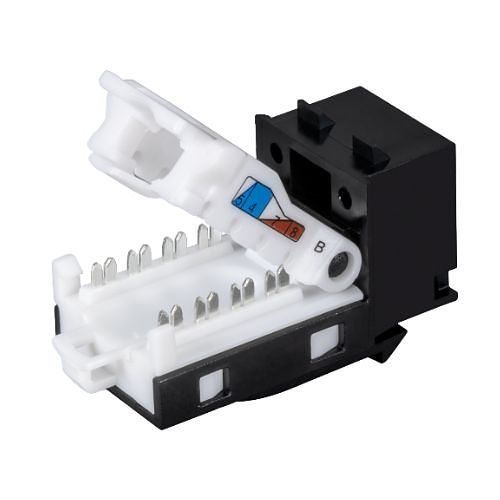 TRENDnet TC-K50C6BK CAT6 Keystone Jack, 50-Pack, Black
