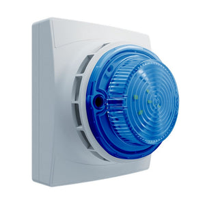 Vimpex 11-1610WSB-S Identifire Pro Sounder VID, Surface Mounted, Single, Blue Light, White