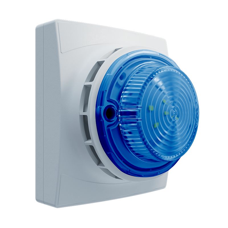 Vimpex 11-1610WSB-S Identifire Pro Sounder VID, Surface Mounted, Single, Blue Light, White