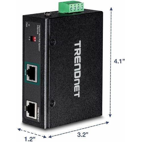 TRENDnet TI-SG104 Industrial Gigabit UPoE Splitter