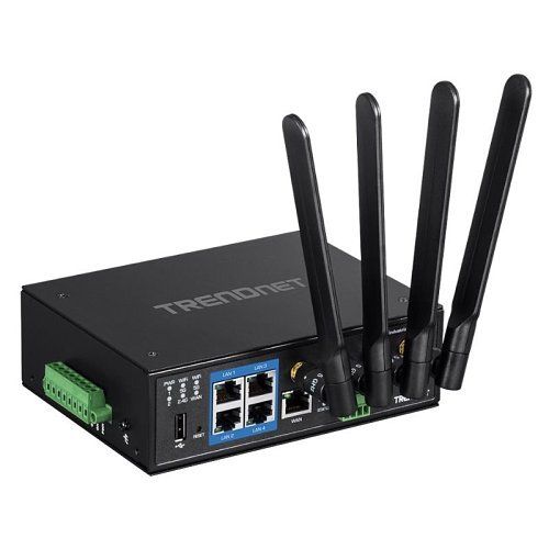 TRENDnet TI-W100  Industrial AC1200 Wireless Dual Band, 4Gb Port Router