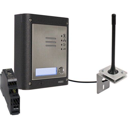 Videx GSM4K-1S/4G 4000 Series 1-Button 4G GSM Audio Kit, Surface Mount