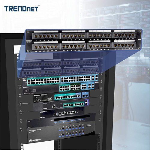 TRENDnet TC-P48C6 48-port Cat6 Unshielded Patch Panel
