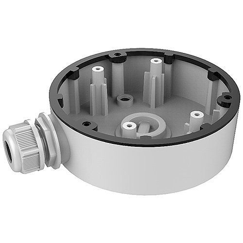 Hikvision DS-1280ZJ-DM46 Junction Box for Dome Cameras, Indoor and Outdoor, Load Capacity 4.5kg, White