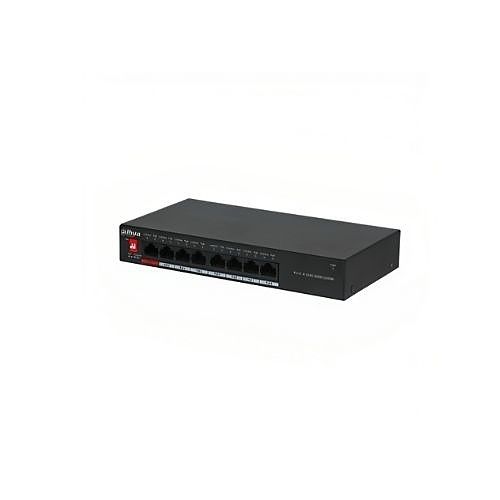 Dahua DH-PFS3008-8GT-96-V2 8-Port Unmanaged Desktop Switch with 8-Port PoE, Black