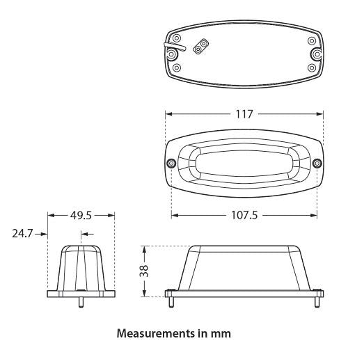 Videx 434 Gsm Antenna with Magnetic Base and L Bracket