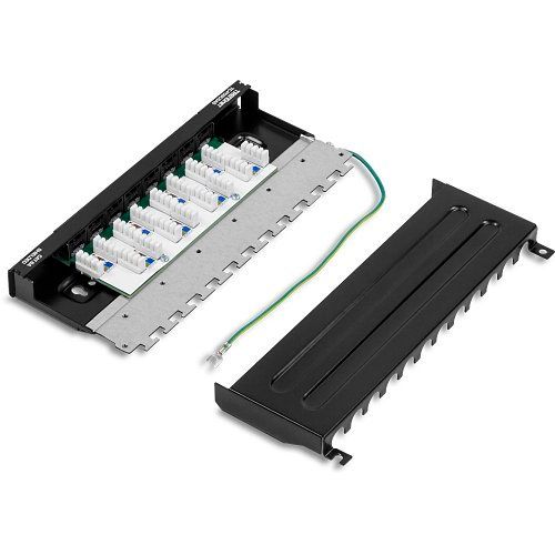 TRENDnet TC-P08C6AS 8-Port CAT6A Shielded Wall Mount Patch Panel